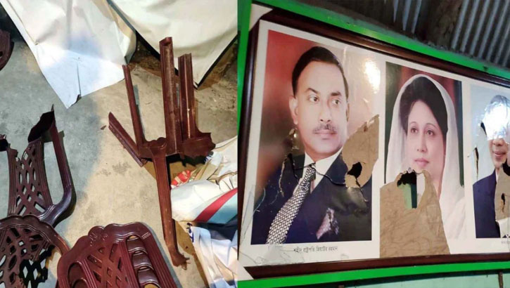 রংপুরে বিএনপি কার্যালয়ে ভাঙচুর 